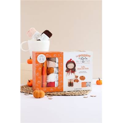 COFFRET LES POUPEES DE LULU AU CROCHET - LULU DANS LES BOIS