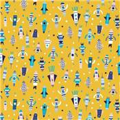 TISSU DASHWOOD STUDIO - BLAST OFF 1997 - COTON - 110 CM 