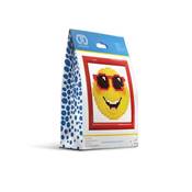 KIT BRODERIE DIAMANT - SMILING FACE - LIVRE AVEC CADRE