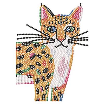 KIT BRODERIE DIAMANT DOTZ - TIGER AVEC CADRE