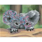 KIT BRODERIE DIAMANT - KOALA A CACHE-CACHE