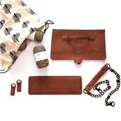 KIT HAUMEA BAG MUUD - CUIR RICH BROWN- COULEUR BRONZE