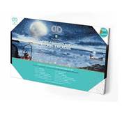 KIT BRODERIE DIAMANT SQUARES - SOIREE EN BORD DE MER - PRE-ENCADRE