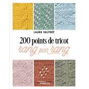 200 POINTS DE TRICOT RANG PAR RANG