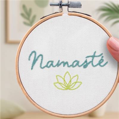FRENCH'KITS - BRODERIE DÉCORATIVE - NAMASTE