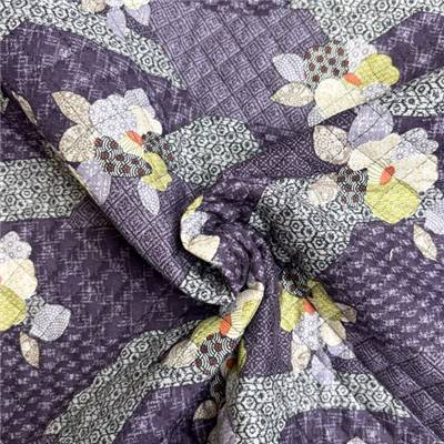 TISSU MATELASSE KURENAI 13100-3E - COTON-POLYESTER  - 110 CM 