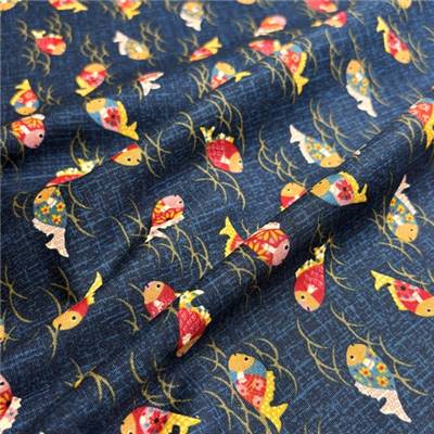 TISSU KURENAI 3378-4A - 100 % COTON - 110 CM 