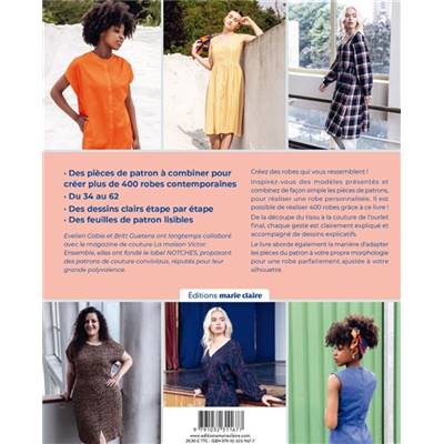 400 ROBES A PARTIR DE 18 PATRONS - DU 34 AU 62
