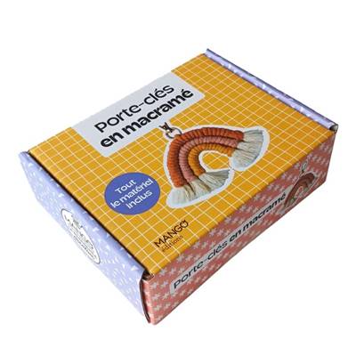 COFFRET PORTE-CLES EN MACRAME - TOUT LE MATERIEL INCLUS