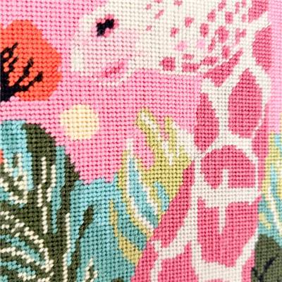 KIT CANEVAS COMPLET - DESSIN 30 X 30 CM - GIRAFE POP