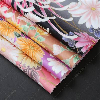 TISSU JAPONAIS NAKA FABRICS - 1400-3B - 100% COTON SATINE - 110 CM