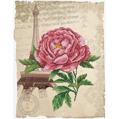 NO COUNT CROSS STITCH - ROMANTIC ROSE