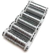 PACK 6 BRODERIE METALLISEE - ARGENT