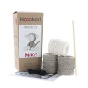 KIT AMIGURUMI HOOOKED - MACE LE SINGE - TAUPE