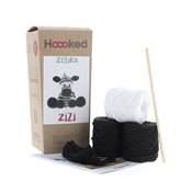 KIT AMIGURUMI HOOOKED - ZIZI LE ZEBRE - NOIR