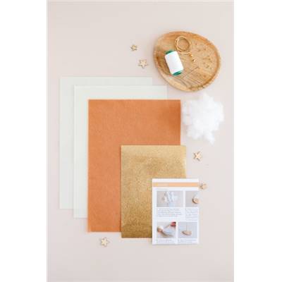 KIT MA DECORATION DE NOEL EN FEUTRINE - HIVER ENCHANTE