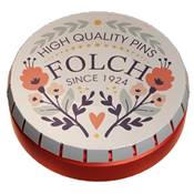 EPINGLES COUTURE N°6 - BOITE DE 25G - TISSU LEGER ET MOYEN - FOLCH