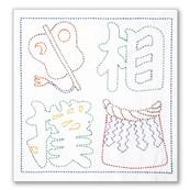 KIT OLYMPUS SASHIKO SK393 - SUMO - 34 X 34 CM