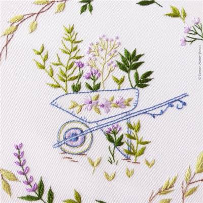 GARDENING - KIT BRODERIE 21X21CM - TAMBOUR NON INCLUS