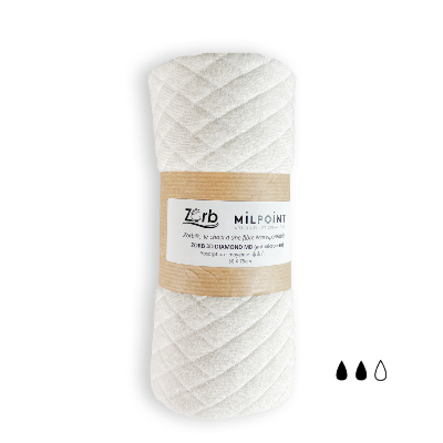 COUPON ABSORBANT MOYEN - ZORB®3D DIAMOND 50X75CM NATUREL - ANTIMICROB