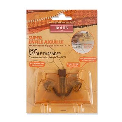 SUPER ENFILE AIGUILLES BOHIN POUR AIGUILLES N°1 A N°11