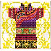 NO COUNT CROSS STITCH - KIMONO MAUVE POUR MONSIEUR