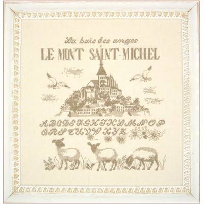 DIAGRAMME POINT DE CROIX ABC COLLECTION - LE MONT SAINT-MICHEL