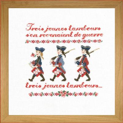 DIAGRAMME POINT DE CROIX ABC COLLECTION - TROIS JEUNES TAMBOURS