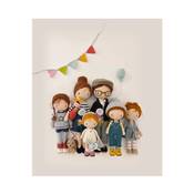 LA FAMILLE DE LULU AU CROCHET - 8 POUPEES A HABILLER