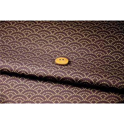 COUPON TISSU 50X55 JAP VAGUE VIOLET