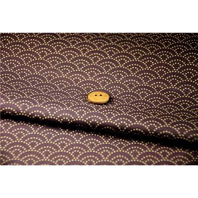 COUPON TISSU 45X55 JAP VAGUE VIOLET