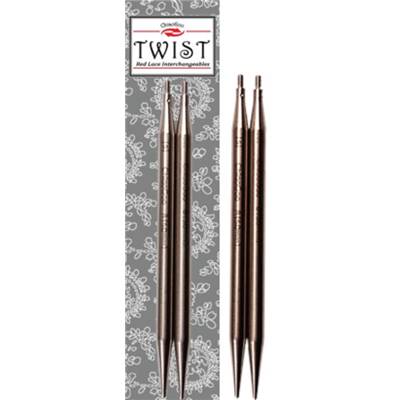 AIGUILLES INTERCHANGEABLES CHIAOGOO TWIST RED LACE N°3.5 - 13 CM