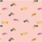 TISSU DASHWOOD STUDIO - AQUATIC PARADISE 2105 - COTON - 110 CM 