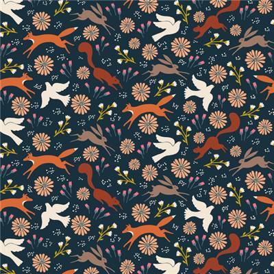 TISSU DASHWOOD STUDIO - NEW FOREST 2625 - COTON - 110 CM