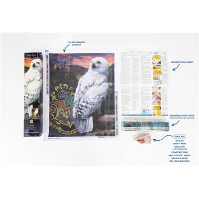 KIT BRODERIE DIAMANT HARRY POTTER - HEDWIG
