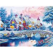 KIT BRODERIE DIAMANT - VILLAGE SOUS LA NEIGE 