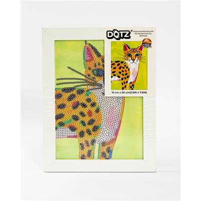 KIT BRODERIE DIAMANT DOTZ - TIGER AVEC CADRE
