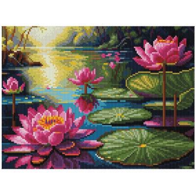 KIT BRODERIE DIAMANT DOTZ - LILLY LAGOON AVEC CADRE