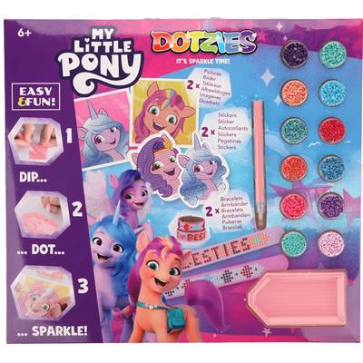 DOTZIES - MY LITTLE PONY - COFFRET ACTIVITE - 6 PROJETS