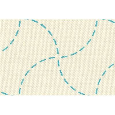 TISSU SASHIKO IMPRIME - 110 CM - COTON - MINI 5 M - COL 1 ECRU