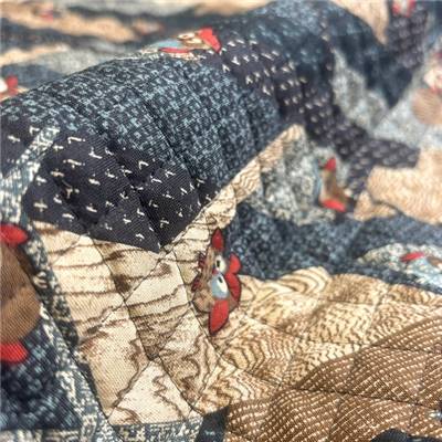 TISSU MATELASSE KURENAI 13100-1A - COTON-POLYESTER  - 110 CM 