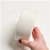 LAINEUSE THERMOCOLLANTE 60MM - BLANCHE - ROULEAU 100 M - TEXTICAP