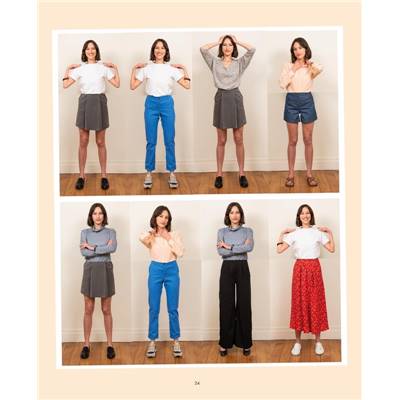 COUTURE MIX AND MATCH - 5 HAUTS  5 BAS : 25 TENUES
