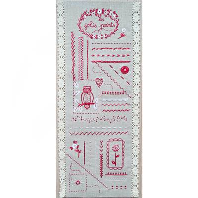 KIT LES JOLIS POINTS VERSION ROUGE - COLLECTION MARIE SUAREZ 