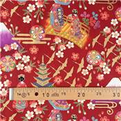 TISSU JAPONAIS NAKA FABRICS - 1750-53B - 100% COTON - 110 CM