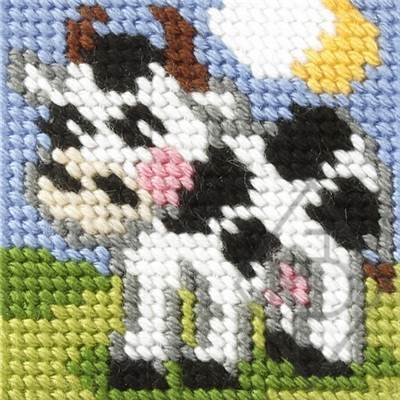 KIT DEMI-POINT ENFANT 10,5 X 10,5 CM - PETITE VACHE