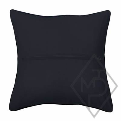 DOS DE COUSSIN NOIR POUR COUSSIN 40 X 40 CM AVEC FERMETURE