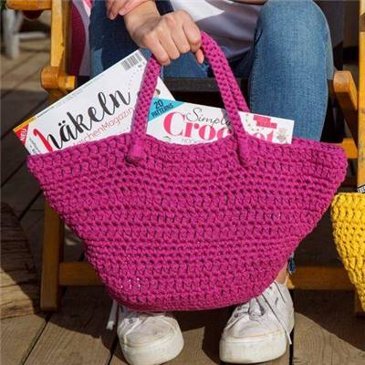 KIT SAC DE PLAGE AVILA HOOOKED - CRAZY PLUM