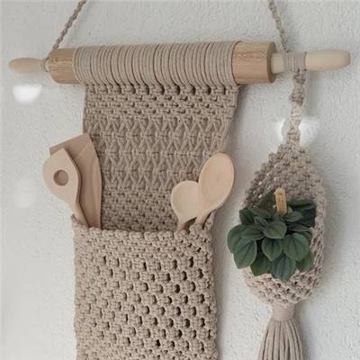 KIT SUPPORT DE CUISINE EN MACRAMÉ HOOOKED - RATATOUILLE