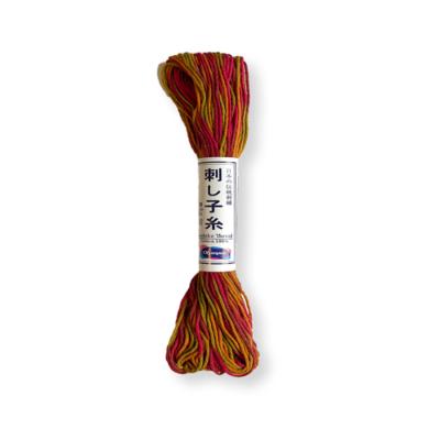 FIL SASHIKO DEGRADE - COL 93 - LOT DE 6 ECH. DE 20 M